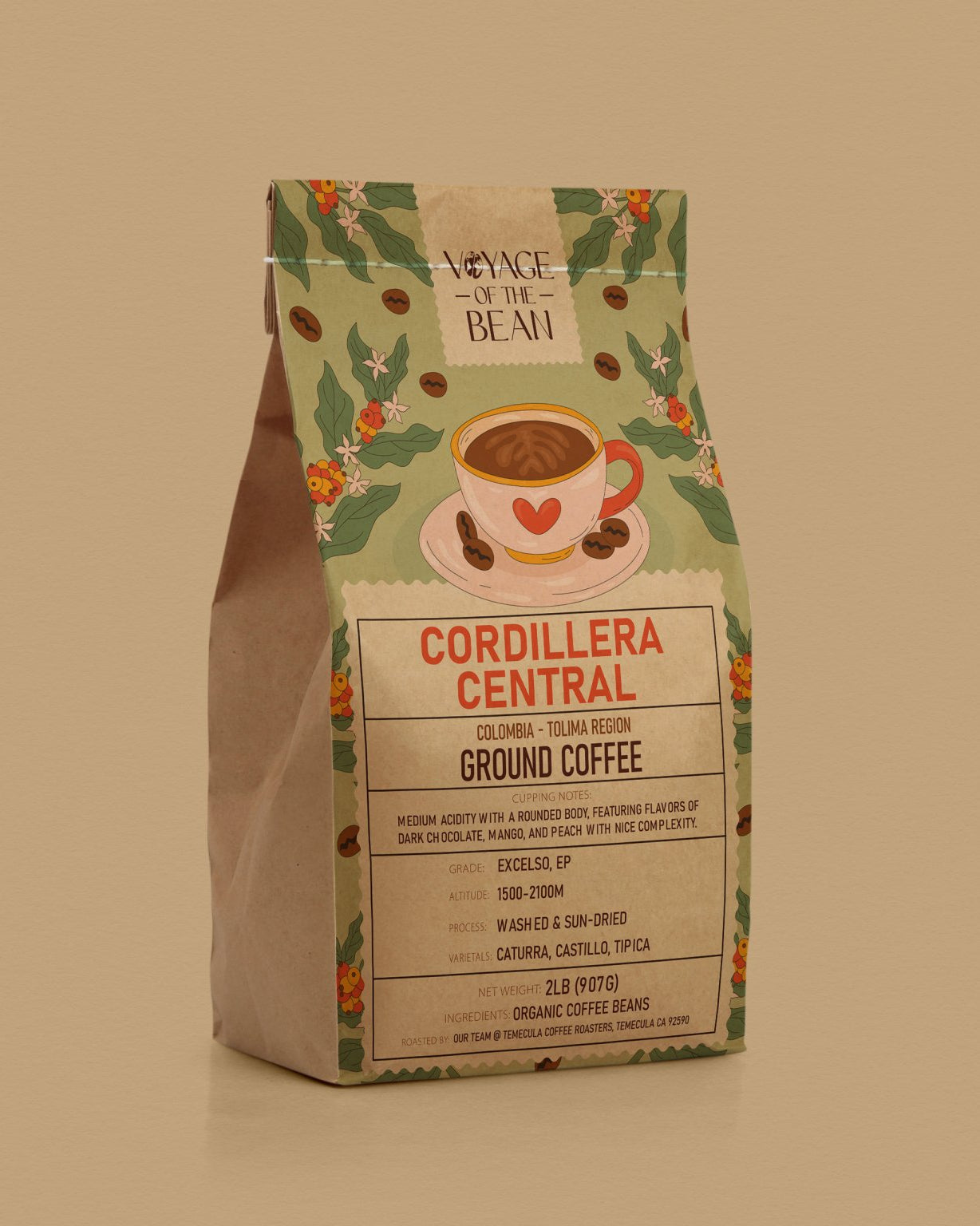 Cordillera Central - Reserva Colombiana - Voyage of the Bean