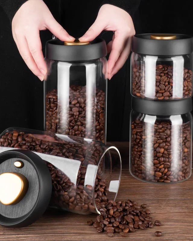 PARACITY Vacuum Sealed Tank Coffee Bean Glass Set - Voyage of the Bean