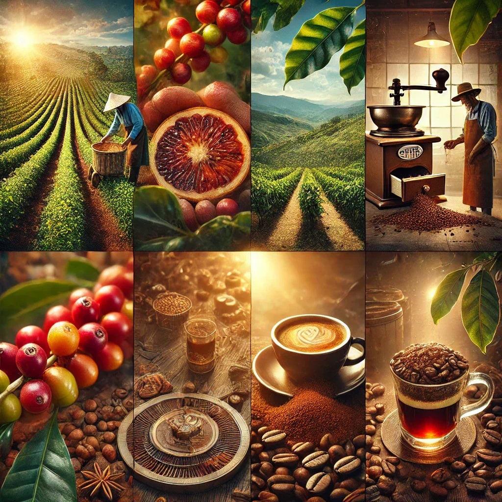 📖 The Journey of a Coffee Bean: From Farm to Cup