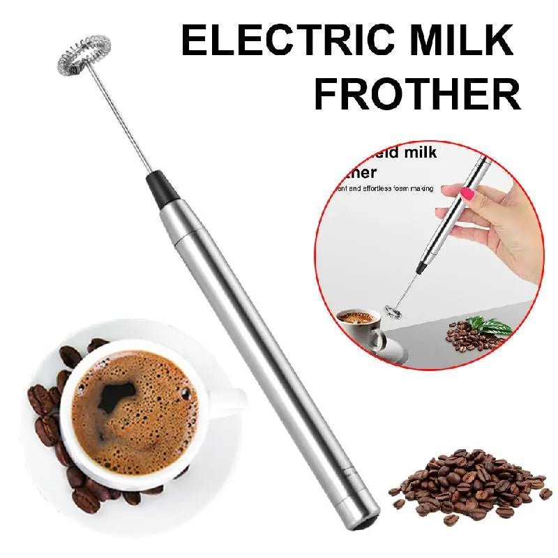Handheld Electric Milk Frother & Mini Coffee Whisk - Voyage of the Bean