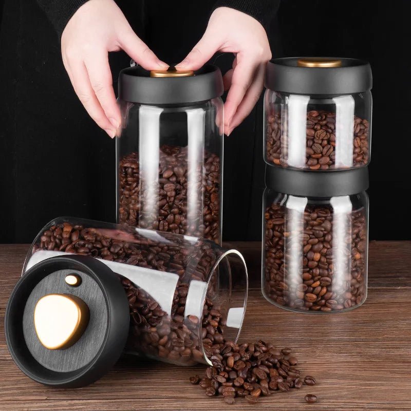 PARACITY Vacuum Sealed Tank Coffee Bean Glass Set - Voyage of the Bean